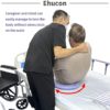 Ehucon Swivel Seat Cushion 360 Degree Rotating Seat Cushion Light Weight Portable Pivot Disc Pad for Elderly, Pregnant Woman, Swivel Car Seat. Easy Turning from Bed to Wheelchair or Chair - Image 8