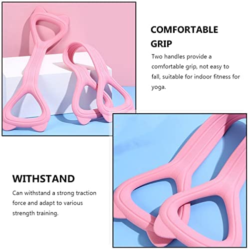 INOOMP Pull Resistance Ankle Exercise Legs Indoor Strength Elastic Fitness Rope Tension Band Straps Slimming Yoga Building Men for Belt Women Silicone Resistant Stretching - Image 8