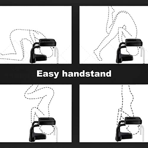 Priority Culture Inversion Bench Yoga Headstand Bench Handstand Machine Can Support 440 Lbs Treat Low Back Pain Inversion Chair (Color : Black, Size : 504836cm) - Image 3