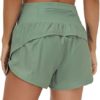 THE GYM PEOPLE Womens High Waisted Running Shorts Quick Dry Athletic Workout Shorts with Mesh Liner Zipper Pockets - Image 2