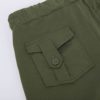 DUOWEI Plus Size Elastic Pants Women Cargo Pants Casual High Waist Jogger Pants Loose Outdoor Twill Fuzzy Fleece Pants - Image 7