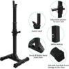Maxi Adjustable Portable Squat Power Rack Weight Bench Press Barbell Stand Holder Gym - Image 5