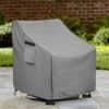 Okcool Outdoor Swivel Chair Cover 2 Pack,Outdoor Furniture Patio Chair Covers Waterproof Clearance,(30" W x 34" D x 38.5" H) Outdoor Lawn Patio Furniture Covers,Grey - Image 5