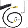 Rebuwo Trainer Basic Kit Fitness Band/Rip Stick Gymstick Gym Stick Fitness Tool Rope, Rip Trainer Resistance Cord, Cardio Exercise, Rip Stick, Rip Trainer Kit, Rip Strength Trainer - Image 4