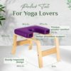 Yes4All Yoga Headstand Bench with PU Pads and Thickness Foam, Yoga Inversion Chair for Balance Training - Image 2