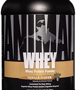 Animal, Whey Isolate Whey Protein Powder – Isolate Loaded for Post Workout and Recovery – Low Sugar with Highly Digestible Whey Isolate Protein Pounds, Vanilla, 32 Ounce