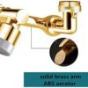 1080° Rotatable Faucet Aerator,Swivel Faucet Attachment,Rotating Splash Filter Faucet,Faucet Extender For Bathroom Sink,2 Mode Splash Filter Extension - Image 8
