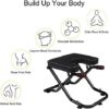 Xgxmz Yoga Headstand Bench, Foldable Inversion Chair with Stretch Bands and Handles, Inverted Training for Home Gym Yoga Studio - Image 3