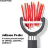 Rainspire 3-Piece Peeler Set, Premium Swivel Vegetable Peeler, Kitchen Gadgets Apple Peeler Potato Peeler Veggie Peeler Fruit Peeler, Dishwasher Safe Kitchen Accessories (Grey) - Image 4