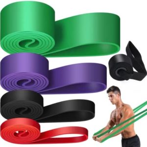 GPPNKC Resistance Band, Pull Up Bands, Pull Up Assistance Bands, Workout Bands, Exercise Bands, Resistance Bands Set with Door Anchor, Working Out, Physical Therapy, Shape Body, Men and Women
