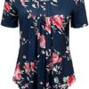 T-Shirts for Women Women's Tank Tops for Leggings Sleeveless Dressy Tunics Shirts Botton Down Henley Blouse Summer - Image 5
