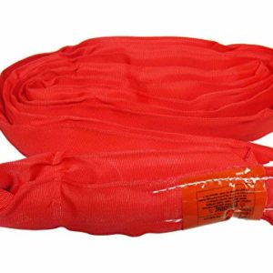 USA Domestic Made 10' RED Endless Round Sling Lifting Crane Wrecker Recovery