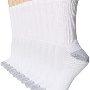 Hanes Women's 10-Pair Value Pack Crew Socks