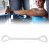 Figure 8 Resistance Band Silicone Widen Elastic Exercise Band with Massage Handle for Yoga Pilates Stretching - Image 6