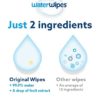 WaterWipes Plastic-Free Original Baby Wipes, 99.9% Water Based Wipes, Unscented & Hypoallergenic for Sensitive Skin, 540 Count (9 packs), Packaging May Vary - Image 4