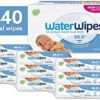 WaterWipes Plastic-Free Original Baby Wipes, 99.9% Water Based Wipes, Unscented & Hypoallergenic for Sensitive Skin, 540 Count (9 packs), Packaging May Vary - Image 3