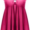 Womens Tankini Bathing Suits Swimwear Marina Sweetheart Neckline Underwire Bra Tankini Bathing Suit Top - Image 5