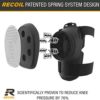 Knee Pads for Work by Recoil Knee Pads | Construction Knee Pads for Tiling, Flooring, Roofing & Carpentry | rodilleras para trabajo | Spring Loaded Heavy Duty Knee Pad System | rodilleras de trabajo | - Image 2