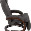 RecPro Nash 28" RV Euro Chair Recliner | Modern Design | RV Furniture | Swivel Base | Recliner Chair (2 Chairs, Gunmetal) - Image 7