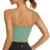Tandisk Women Padded Sports Bra Fitness Workout Running Shirts Yoga Tank Top - Image 2