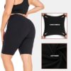 FULLSOFT Plus Size Biker Shorts for Women-High Waist X-Large-4X Tummy Control Womens Shorts with Pockets Leggings - Image 6