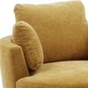 GoDoco 42" W Swivel Accent Barrel Chair Wide Chair Body with 3 Pillows for Living Room or Bedroom Hotel Lounge Club Round Chair Modern Sofa (Mustard-42) - Image 6