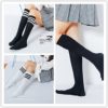 DOOVID Casual Knee High Socks for Women Tube Socks Elasticity Athletic Socks Thin Stripe Knee High Stockings - Image 7