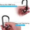 Carabiner Caribeaner Clip,Extra Large 4" Aluminum Carabeaner Keychain Hook,Spring Snap Key Chain Clip - Image 4