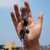 KeyUnity KU00 Titanium Quickdraw Carabiner with Folding Knife, B Shaped EDC Multifunctional Keychain with 2 Inch Ruler, Palm Sized Lightweight Stainless Body Perfect for Home/Office/Camping - Image 7