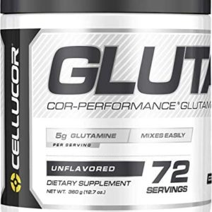 Cellucor Glutamine Powder, Post Workout Recovery Supplement, Cor-Performance Series, Unflavored, 72 Servings, 12.69 Oz