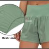THE GYM PEOPLE Womens High Waisted Running Shorts Quick Dry Athletic Workout Shorts with Mesh Liner Zipper Pockets - Image 6
