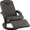 RecPro Nash 28" RV Euro Chair Recliner | Modern Design | RV Furniture | Swivel Base | Recliner Chair (2 Chairs, Gunmetal) - Image 3