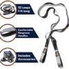 Brazyn Bundle - Resistance Bands Kit (with Handles) and Mobility Stretching Strap (Gray) for Home Workouts, Strength Training, Stretching, Yoga, Physical Therapy, Pilates, Dance and Gymnastics - Image 8