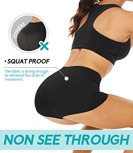 GAYHAY Workout Yoga Shorts for Women, 3 Inches High Waisted Soft Spandex Biker Shorts Women Dance Volleyball Booty Shorts - Image 2