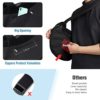 WOYYHO Small Pet Dog Sling Carrier Zipper Pocket Breathable Puppy Sling Carrier with Removable Bottom Adjustable Safe Small Dog Crossbody Carrier for Small Medium Dogs Cats Rabbit Outdoor Travel - Image 3
