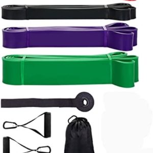 LHLLHL Resistance Bodybuilding Belt Pull-up Exercise Elastic Muscle Strengthening Stretching Fitness Rubber Band Yoga Fitness Equipment