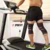 2 Pack Compression Knee Sleeves - Knee Braces For Knee Pain Women - SPORTIFY - Knee Compression Sleeves Men - Knee Pads Volleyball Women - Acl Knee Brace - Best Knee Brace For Meniscus Tear - Rodilleras Para Gym - Rodilleras Para Dolor De Rodillas - Knee Support For Men - Gym Accessories For Women (PINK/BLACK MEDIUM) - Image 5