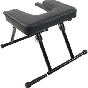 Raguso Stand Yoga Chair, Yoga Inversion Training Bench Metal Frame Yoga Headstand Stool for Home Fitness for Head Stand Trainer