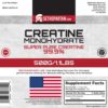 SethSpartan.com Creatine Monohydrate - 99.9% Purity - Super Micronized Creatine - 1.1lbs/500g - Image 3