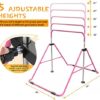Safly Fun Gymnastics Bars Expandable Children's Training Monkey Folding Bars Climbing Tower Child Play Training Gym - Image 2