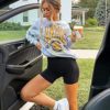 NEW YOUNG 3 Pack Biker Shorts with Pockets for Women High Waisted Tummy Control-Black Workout Yoga Shorts for Running - Image 4