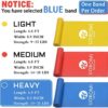 Resistance Bands, UOROMI 2.0M/6.5ft Skin-Friendly Exercise Bands for Women or Men, Long Resistance Band for Pilates, Yoga, Stretching, Physiotherapy Recovery Fitness Band - Image 2
