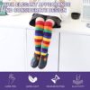 SDBING 3-12 Years Old Girls Knee High Socks Kids Cute Funny Animal Pattern Long Boot Socks 6 Pairs - Image 5