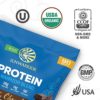Sunwarrior Vegan Protein Powder with BCAA | Organic Hemp Seed Protein Gluten Free Non-GMO Dairy Free Soy Sugar Free Low Carb Plant Based Protein Powder | Chocolate 90SRV 4.96LBS Warrior Blend - Image 2