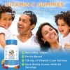 Vegan Vitamin C Gummies by MaryRuth's | 2 Month Supply | Great Tasting Plant-Based Formula Supports Immune Function & Overall Health for Adults & Kids | Non-GMO with 125 mg of Vitamin C Per Gummy - Image 3