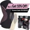 Physix Gear Sport Knee Support Brace - Best No-Slip Knee Braces for Knee Pain Women & Men, Compression Knee Sleeves for Running Workout Walking Hiking Sports Arthritis ACL Torn Meniscus - Image 7