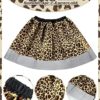 4 Pieces Costume Set Include Ears Headband Bow Tie Tutu Skirt Costume Kit for Kids Dress Cosplay Party Accessories - Image 4