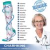CHARMKING Compression Socks for Women & Men Circulation (8 Pairs)15-20 mmHg is Best Support for Athletic Running,Cycling - Image 6