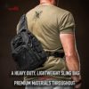 WOLF TACTICAL Compact EDC Sling Bag - Concealed Carry Shoulder Bag for Range, Travel, Hiking, Outdoor Sports - Image 3
