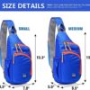 Peicees Small Sling Backpack Waterproof Unisex Shoulder Bag Chest Crossbody Daypack - Image 2